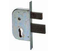 Serrure de porte en fer Cisa 42422 loquet et pêne