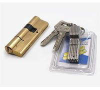 Serrure de porte en laiton avec cylindre clé AB, noyau de serrure allongé et couvercle de porte à clé allongée (couleur : 90(45 45)(90(32.5 57.5))
