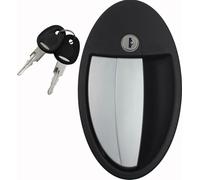 Serrure de porte extérieure Caravane FF2 Top Line noire droite