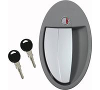 Serrure de porte extérieure Caravane Zadi Top Line gris gauche