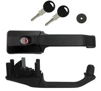 Serrure de porte extérieure pour caravane, camping-car, porte de camping-car - Noir