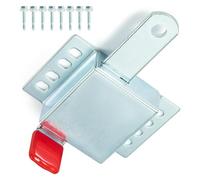 Serrure De Porte Garage Antivol Boulon En Acier Renforcé Double Face Résistant À L'érosion Installations Sécurisées Faciles Pour Serrure Garage Maison Avec Couvercle Poignée En PVC