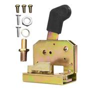 Serrure de porte générique - Serrure de porte droite avec structure métallique robuste - Jeu de poignées de porte verrouillables avec vis - Kit de verrouillage de porte pour tracteur, chariot