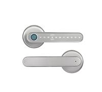 Serrure de porte intelligente à empreinte digitale compatible avec TTlock, serrure électronique biométrique Bluetooth avec contrôle par application, clavier et carte for portes en bois/métal, déverrou