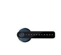 Serrure de Porte Intelligente à Empreinte Digitale, Mot Passe, Serrure numérique électronique, Boutons d'entrée sans or Chambre Coucher, Maison Installation Facile à Faire soi-même.(Grey 6070)