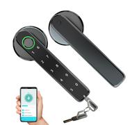 Serrure de porte intelligente à empreinte digitale pour portes en bois