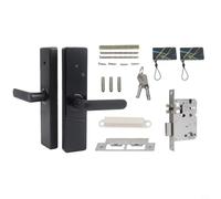 Serrure de porte intelligente à empreintes digitales avec contrôle par application Tuya, serrure électronique de porte d'entrée avec carte IC, clavier numérique, double vérification de sécurité pour