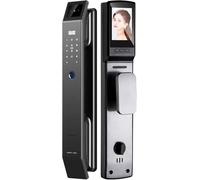 Serrure de porte intelligente à reconnaissance faciale 3D avec caméra, serrure de porte d'entrée sans clé, serrure de porte à empreintes digitales, serrures intelligentes