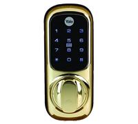 Serrure De Porte Intelligente Connectée Sans Clé, Laiton Poli - YALE