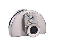 Serrure de porte intelligente entreprise bureau empreinte digitale serrure simple porte double porte demi-cercle électronique intelligente empreinte digitale serrure de porte en verre (coule