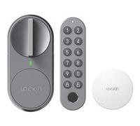 Lockin Retrofit DIY Pack Bluetooth Smart Lock + Clavier à empreinte digitale + Pont WiFi