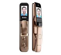 Serrure de porte intelligente par empreinte digitale de sécurité Surveillance de la caméra faciale Serrure électronique biométrique intelligente Déverrouillage de l’application de serrure de