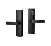 Serrure de porte intelligente, Serrure de porte intelligente Tuya APP empreinte digitale Intelligence numérique électrique 5 méthode de déverrouillage prise en charge 8 langues vocales(22x240 5050)