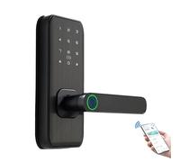 Serrure de porte intelligente, Serrure intelligente de pêne dormant du mot passe RFID d'empreinte digitale for la porte en bois d'intérieur utilisée