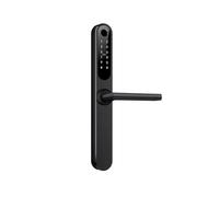 Serrure de porte intelligente TTlock avec poignée - Accès sans clé par code, empreinte ou mobile - Verrou électronique pour porte en bois, aluminium ou portail extérieur - Sans barillet de serrure
