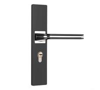 Serrure de porte intérieure, poignée d'intimité pour chambre à coucher, sécurité de location, loquet en acier au manganèse
