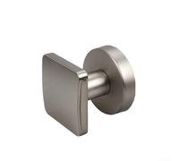 Serrure de porte invisible à un côté avec trou de serrure miniature, construction en alliage de zinc pour plus de longévité, pour portes spéciales, portes étroites et pièces secrètes (argenté)