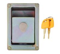 Serrure de Porte latérale de Pompe hydraulique d'excavatrice, Couvercle de Remplacement en Alliage d'aluminium, Haute dureté, résistant à la Corrosion pour Zax série 171x111mm