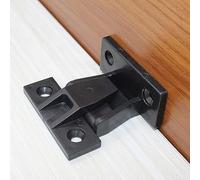 Serrure de porte Loquet de porte, fixations de plinthe, clips de panneau à pression, 4 pièces de raccords enfichables, connecteurs à pression, clips de suspension for panneau, attaches de montage en s