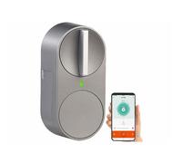 Serrure de porte motorisée connectée - VisorTech - TSZ-90 - A clé - En applique - Bluetooth 4.0