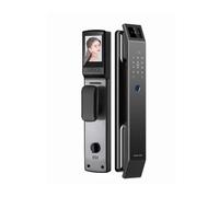 Serrure de porte numérique à reconnaissance faciale 3D avec appareil photo, empreinte digitale, mot de passe, sans clé(240 * 30)