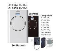 Serrure de Porte Porte de Garage XT2 XT4 868 SLH LR, télécommande Compatible avec la fréquence 868Mhz Ouvre-Portail(XT4-Black)