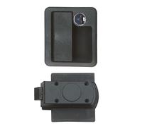 Serrure de porte rectangulaire noire Fap Srt1070N 3004