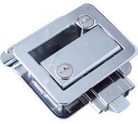 Serrure de porte RV en alliage de zinc Kit de remplacement avec 2 clés pour caravanes, camping-cars et camions