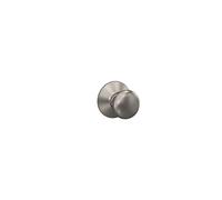 Serrure de porte Schlage F10 V PLY 619 Plymouth pour couloir et placard, nickel satin