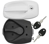 Serrure de porte Serrure pour caravane FF-System M1 blanc 1122