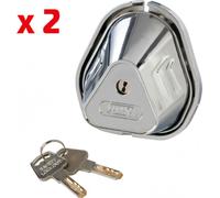 Serrure de porte supplémentaire pour véhicules utilitaires (2 pièces)