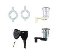 Serrure de Portière Voiture, 2 Clés de Remplacement pour Véhicules | Construction Métal Plastique 2 Clés Incluses Réf 7701468981 7701468982 Conduite à Gauche Conduite à Droite Sécurité Portière