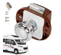 Serrure de rechange pour remorque - Serrure à pousser en de zinc pour remorques | Remplacement sûr de loquet pour camping-cars, caravanes, camping-cars, camping-cars, armoires, tiroirs
