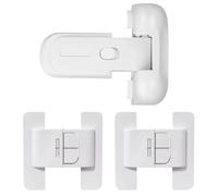 Serrure De Réfrigérateur 1 Pièce, Ferme-Porte De Réfrigérateur 2 Pièces, Serrure De Réfrigérateur Pour Enfants, Remplacement Du Joint De Réfrigérateur, Clip De Porte De Sécurité Anti-Pincement