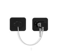 Serrure De Réfrigérateur De Sécurité Pour Bébé Avec Métal Html Ou Serrure À Code,Serrures De Fenêtre D'armoire De Sécurité Infantile,Serrures De Porte De Cisco Coulissantes,1pc - Type Black-Key Lock