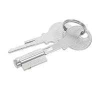 Serrure de refrigerateur fabriquee avec precision pour congelateurs et vitrines, resistante aux basses temperatures, 1 paquet(2,20 x 1,10 x 0,70 cm Argent)
