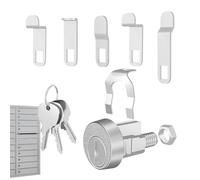 Serrure De Remplacement Pour Boîte Aux Lettres - Cylindre De Serrure En De Zinc Avec 3 Clés - Fournitures Quotidiennes Pour Jardin Allée Terrasse Porche Cour Chemin Patio Balcon