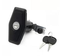 Serrure de remplacement pour porte de camping-car avec pêne dormant à palette, en métal, compatible avec un trou de 72 x 39 mm (2,83 x 1,52 pouces), avec 2 clés, pour portes de camping-car(1PCS)