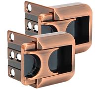 Serrure de renforcement de porte pour la sécurité de la maison (2-Pack), Verrous de sécurité pour enfants, Protection de la vie privée, Installation facile, pour porte pivotant vers l'intérieur