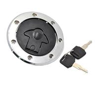 Serrure de réservoir Kit De Verrouillage De Bouchon De Réservoir De Carburant Pour Moto Avec Kit De Clés Pour Kawasaki EX500 GPZ500S 1990-2003 ZX1100 ZZR1100 1990-2001