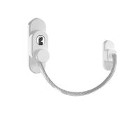 Serrure de sécurité Anti-pincement, câble de sécurité fixe solide, serrure de porte de réfrigérateur, Protection d'armoire, serrure de maison(White-B)