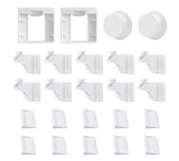 Serrure de sécurité avec clé en 2 parties, serrure en 10 pièces, support en 2 parties, serrure de sécurité pour enfants, serrure de placard de sécurité pour enfants, serrure de porte pour enfant,