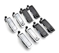 Serrure de sécurité for armoire, panneau à levier, bouton-poussoir, 1 pièce(57Long Rod Silver)