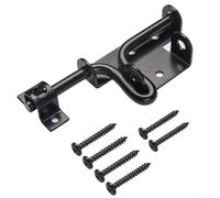 serrure de sécurité invisible, Sliding Bolt Gate Latch, Heavy Duty Slide Bolt Weld On Steel Large Latch, Door Bolt Lock Security Latch with Screws