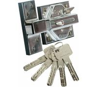 Serrure de sécurité Lince 7930r-97930rhl Chromé Fer