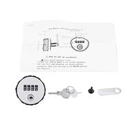 Serrure de sécurité numérique à combinaison de code en alliage de zinc pour armoire, verrouillage de sécurité par mot de passe pratique avec clés pour boîtes à outils, armoires, (Épaisseur