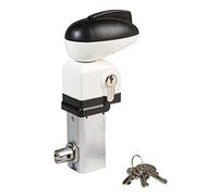 Serrure de sécurité piscine twist 40 LOCINOX mécanisme acier INOX - Blanc