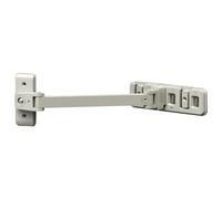 Serrure de sécurité pour fenêtre battante - 3,5 x 31 x 6,2 cm - Limiteur d'ouverture multi-angle - Protection lourde de 180 g - Facile à décoller et à coller - Sécurité secondaire pour armoires