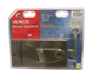 Serrure de sûreté VACHETTE - 4 gorges - Horizontale à fouillot - Gauche