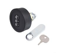 Serrure de tiroir à 3 combinaisons pour un rangement sécurisé, parfait pour les casiers scolaires et les camping-cars (20 mm, noir)
